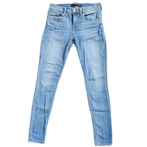 Express Mid Rise Legging Skinny Jeans Medium Wash size 4